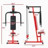 Chest Fly and Chest Press Machine for Back, Pectoral, Rear Deltoid and Shoulder Training, Red