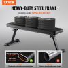 VEVOR Flat Weight Bench, Foldable Strength Training Bench, Utility Workout Bench for Full Body Workout, 1000 LBS Press Bench for Home Gym Exercise