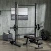 Squat Rack with Pull Up Bar Adjustable Weight Lifting Home Gym